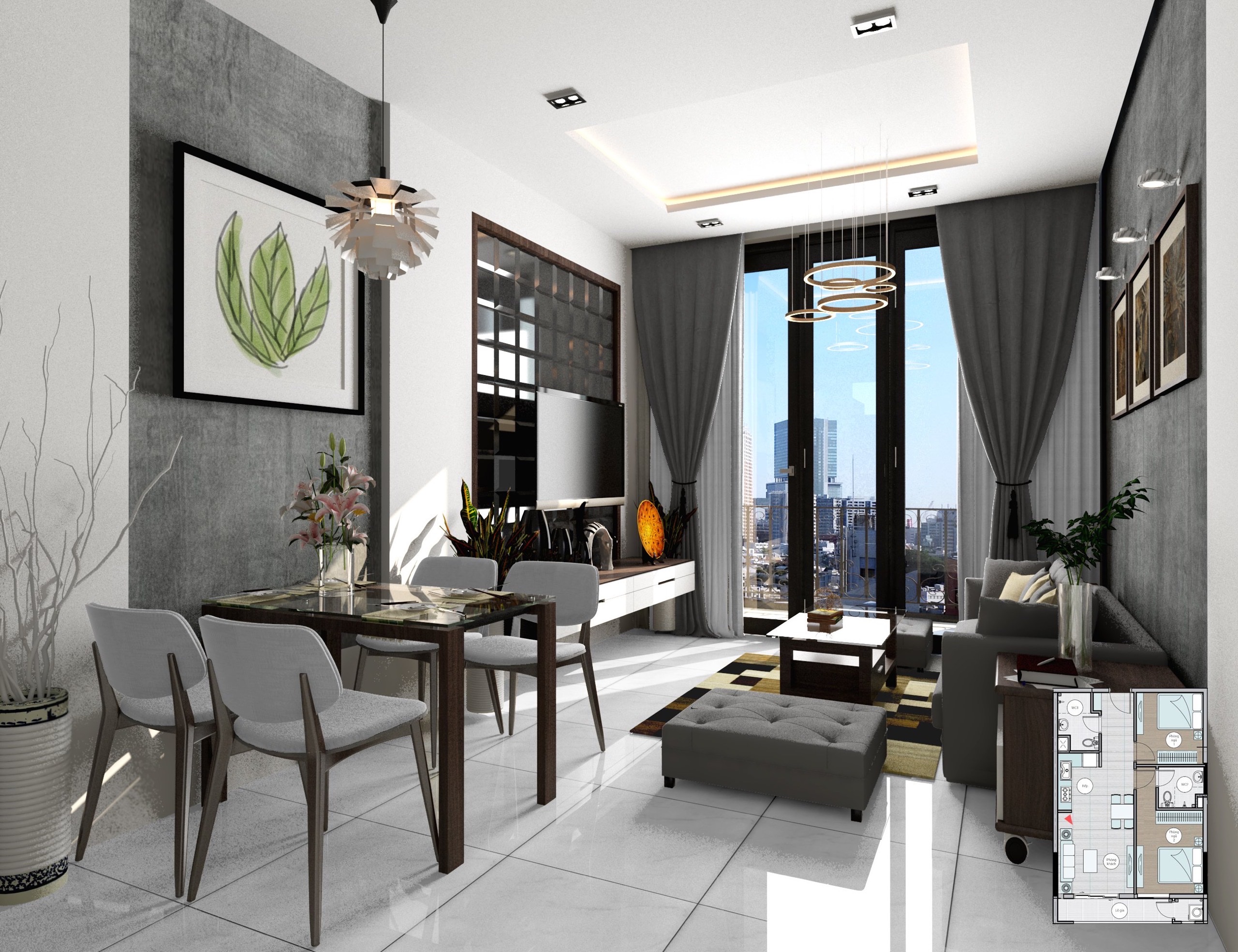 Thiết kế Nội Thất Căn Hộ